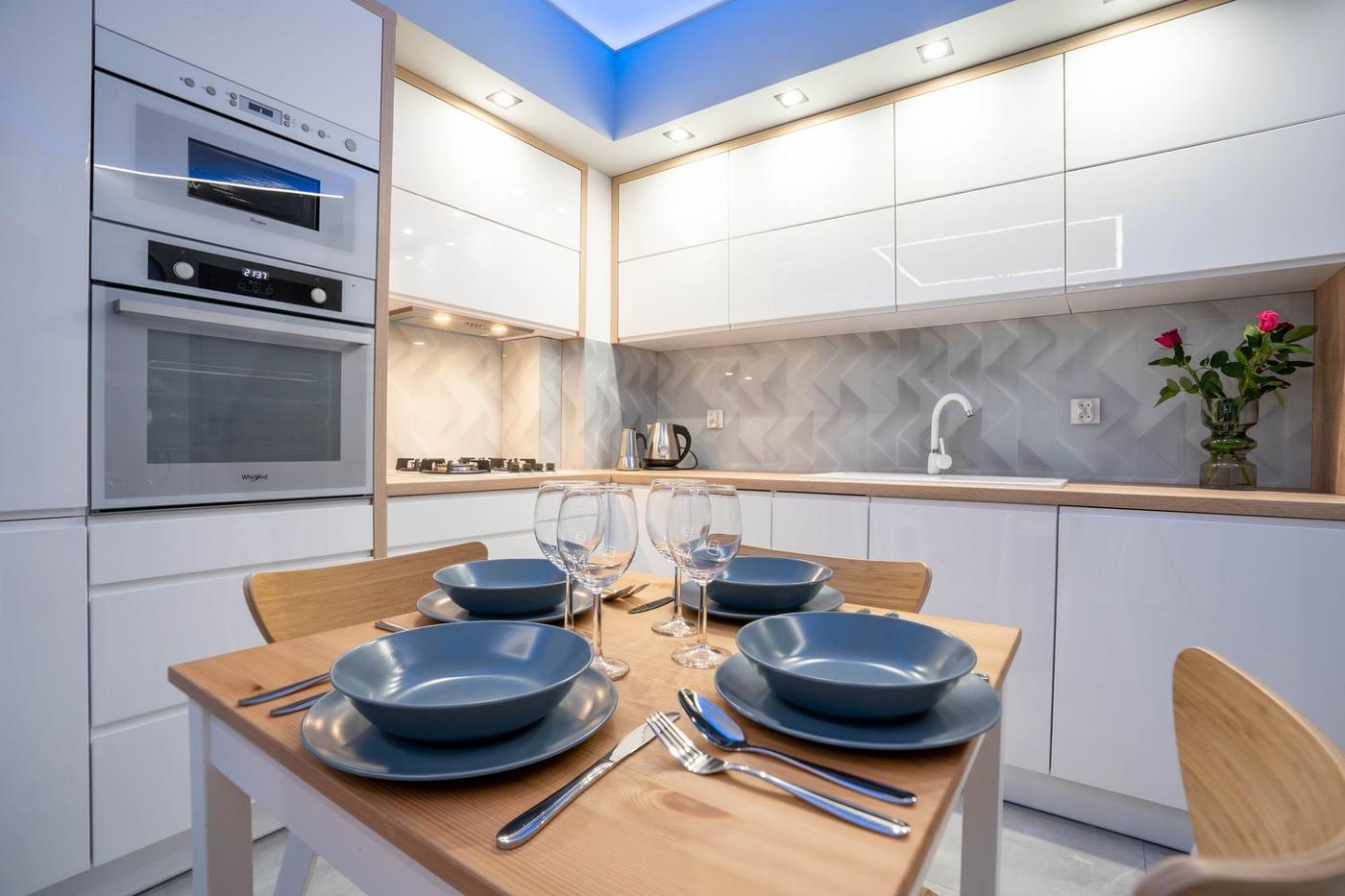 Salon i część dzienna apartamentu